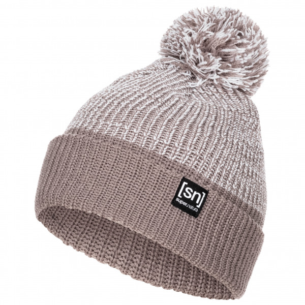 super.natural - Bobble Beanie - Mütze Gr One Size grau;oliv von Super.Natural