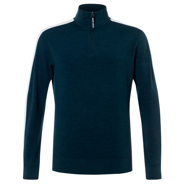 super.natural - Colorado Zip Turtleneck - Pullover Gr XXL blau von Super.Natural