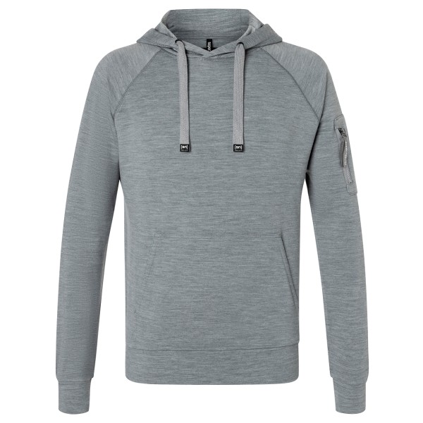 super.natural - Favourite Pocket Hoodie - Merinohoodie Gr 48/50 - M grau von Super.Natural