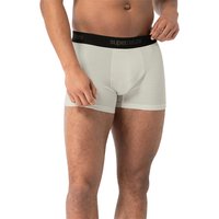 super.natural Herren Trunk weiß Schurwollmix unifarben von Super.Natural