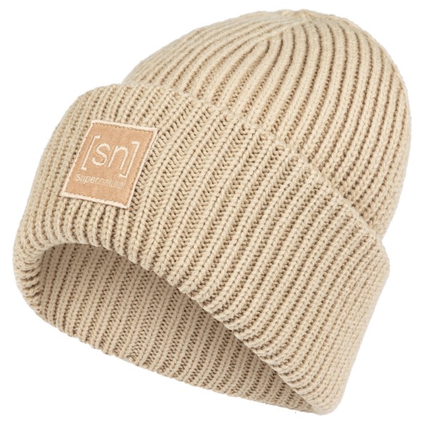 super.natural - Krissini Beanie - Mütze Gr One Size beige von Super.Natural