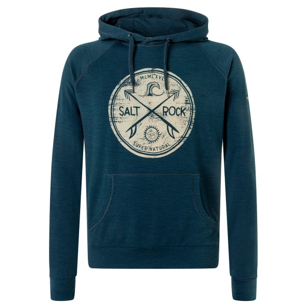 super.natural - Salt & Rock Hoodie - Hoodie Gr 46 - S;48/50 - M;52 - L;54 - XL;56 - XXL blau von Super.Natural