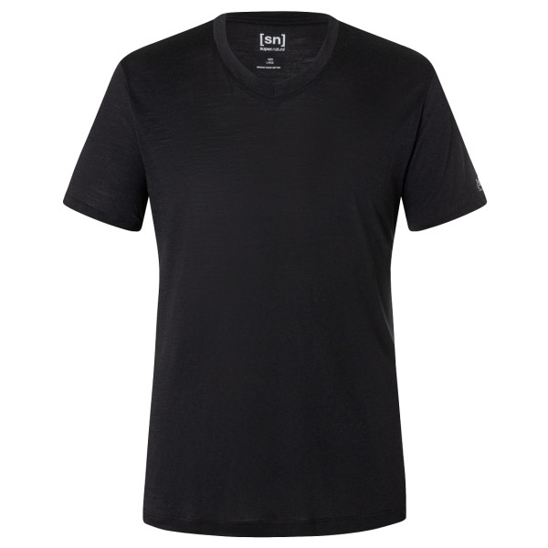 super.natural - Sierra 140 V Neck - T-Shirt Gr XXL schwarz von Super.Natural