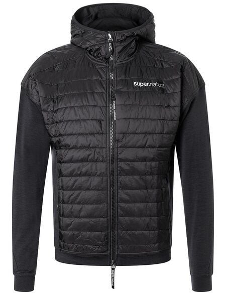 super.natural Sportjacke M WARM UP ALOOF JACKET Merino Jacke mit Primaloft Bio Softshell von Super.Natural