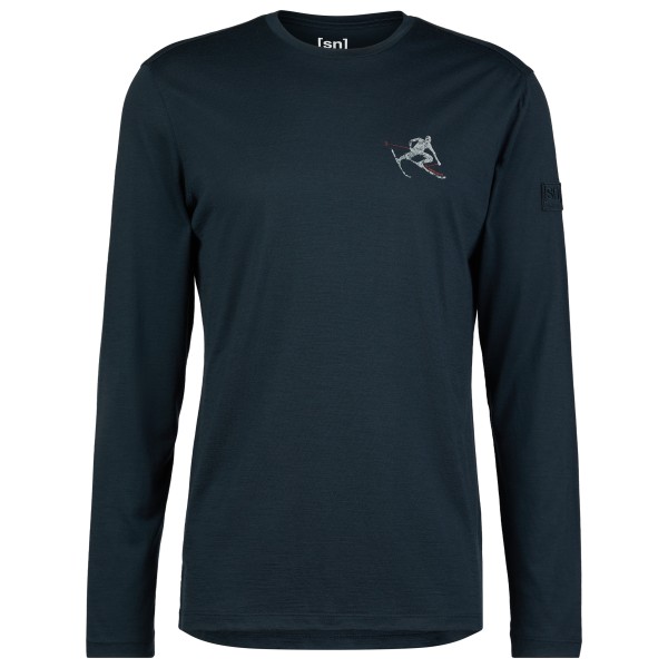 super.natural - Toni Bio Jersey L/S - Longsleeve Gr M blau von Super.Natural