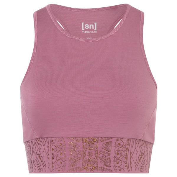 super.natural - Women's Arabesque LF Top - Sport-BH Gr 36 - S rosa von Super.Natural