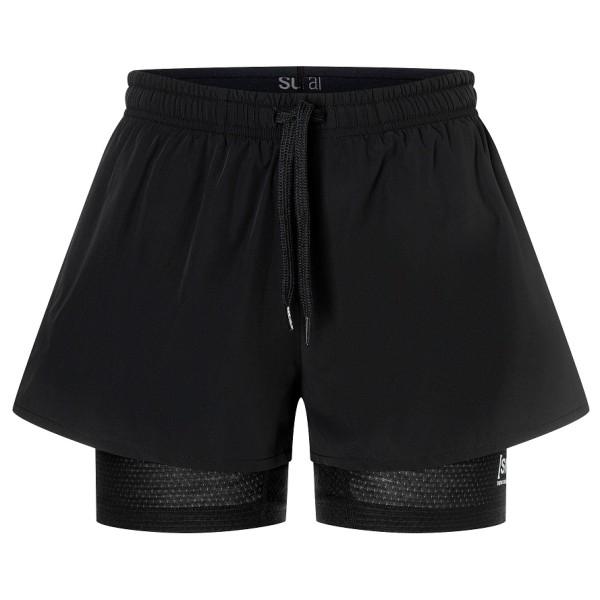 super.natural - Women's Double Layer Shorts - Shorts Gr 34 - XS;36 - S;38 - M schwarz von Super.Natural