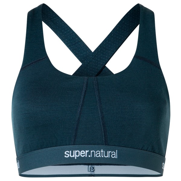 super.natural - Women's Feel Good Bra - Sport-BH Gr 38 - M blau von Super.Natural