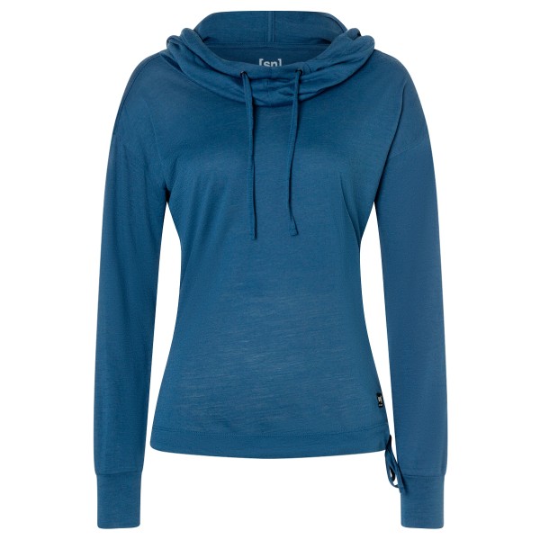 super.natural - Women's Funnel Hoodie - Hoodie Gr M blau super.natural - Women's Funnel Hoodie - Hoodie Gr M blau von Super.Natural