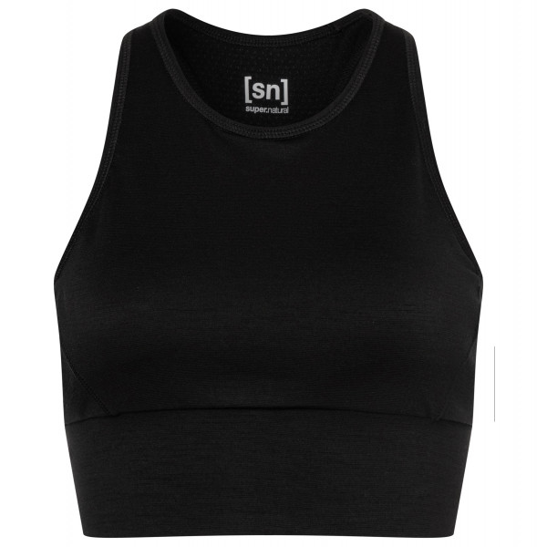 super.natural - Women's Liquid Flow Top - Sport-BH Gr 42 - XL schwarz von Super.Natural