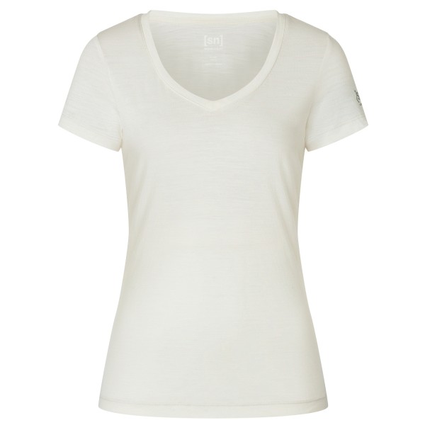 super.natural - Women's Sierra 140 V Neck - Merinoshirt Gr M weiß super.natural - Women's Sierra 140 V Neck - Merinoshirt Gr M weiß von Super.Natural