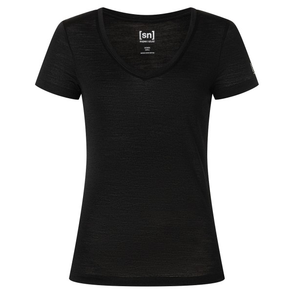 super.natural - Women's Sierra 140 V Neck - Merinoshirt Gr S schwarz super.natural - Women's Sierra 140 V Neck - Merinoshirt Gr S schwarz von Super.Natural