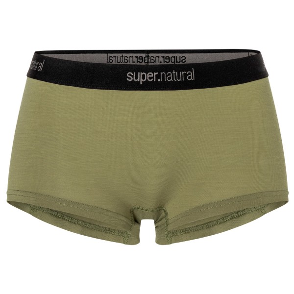 super.natural - Women's Tundra 175 Boyfriend Hipster - Unterhose Gr 34 - XS;36 - S;38 - M;40 - L;42 - XL;44 - XXL beige;oliv;schwarz;schwarz/blau von Super.Natural