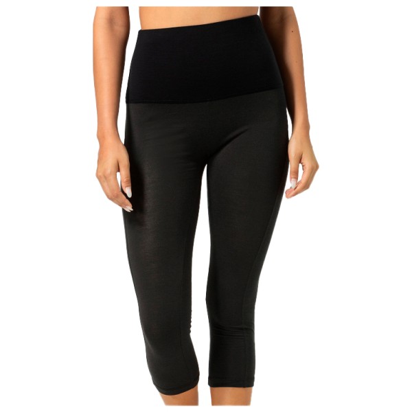 super.natural - Women's Tundra 175 Comfy Tight 3/4 - Lange Unterhose Gr 36 - S schwarz von Super.Natural