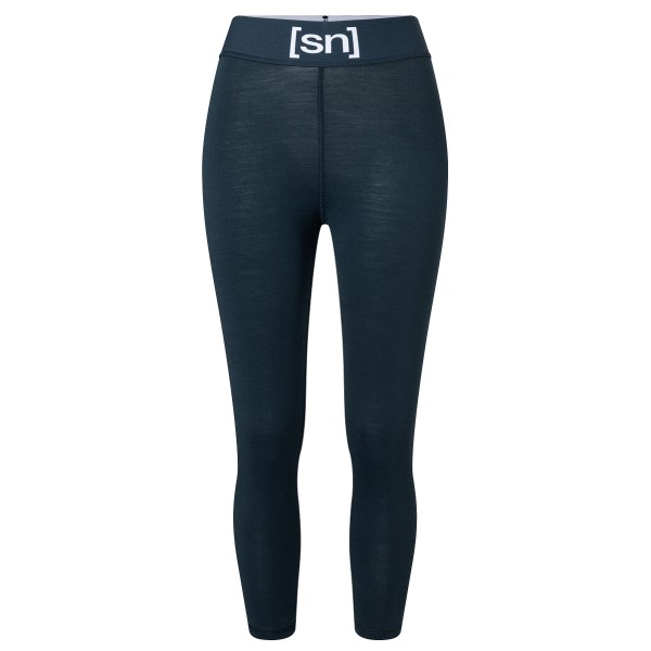 super.natural - Women's Tundra 175 Tight 3/4 - Lange Unterhose Gr 34 - XS;36 - S;38 - M;40 - L;42 - XL;44 - XXL blau;schwarz von Super.Natural