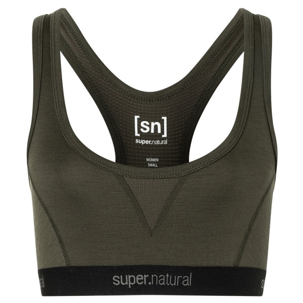 super.natural - Women's Tundra 220 Semplice Bra - Sport-BH Gr 34 - XS;36 - S;38 - M;40 - L;42 - XL;44 - XXL blau;oliv;rosa;schwarz;weiß von Super.Natural