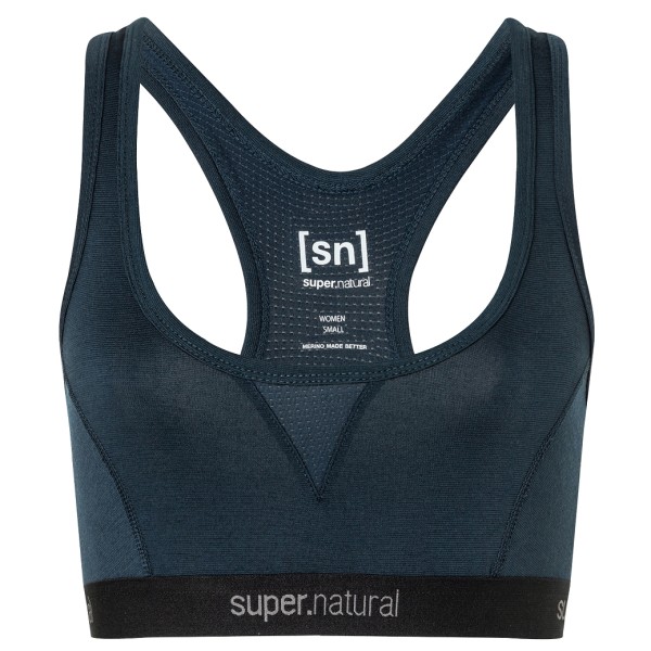 super.natural - Women's Tundra 220 Semplice Bra - Sport-BH Gr 34 - XS blau von Super.Natural