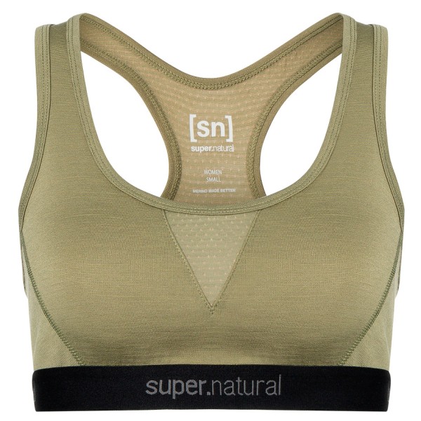 super.natural - Women's Tundra 220 Semplice Bra - Sport-BH Gr 34 - XS oliv von Super.Natural