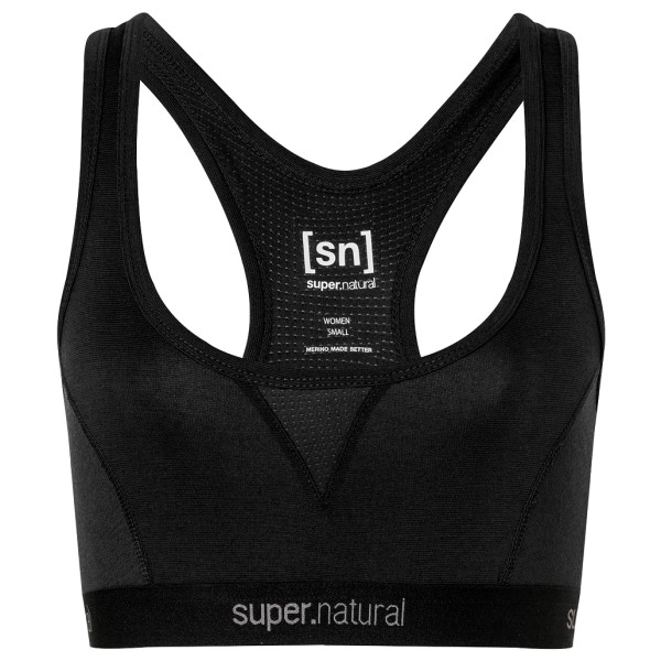 super.natural - Women's Tundra 220 Semplice Bra - Sport-BH Gr 38 - M schwarz von Super.Natural