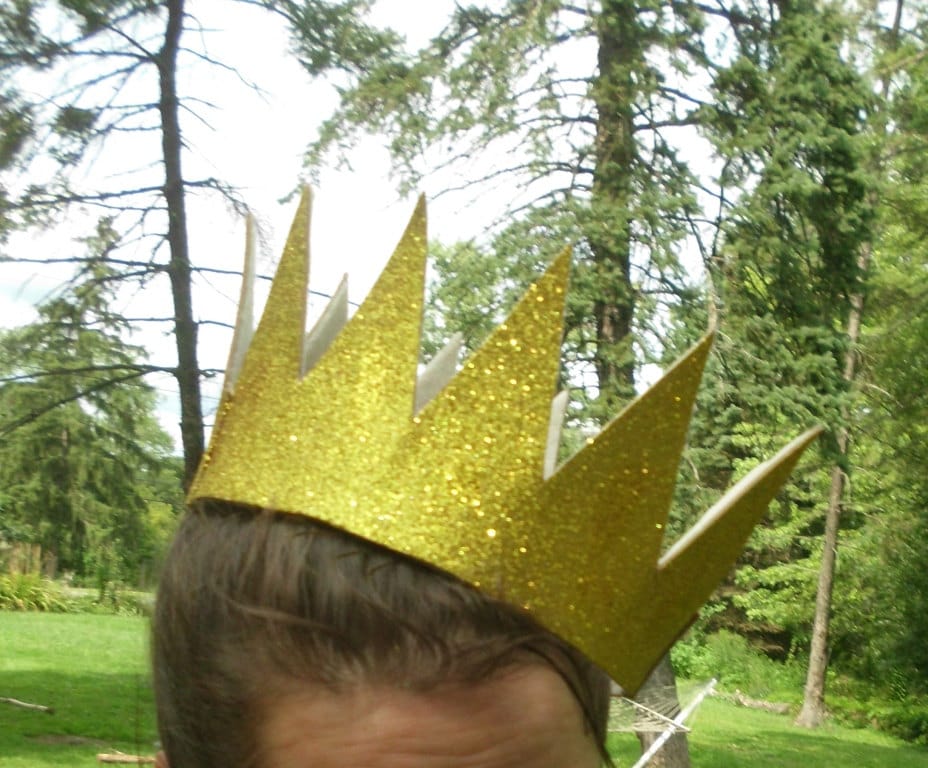 Glitzergoldene Krone Wo Die Wilden Kerle Sind Max Kostüm von SuperAwwwsome