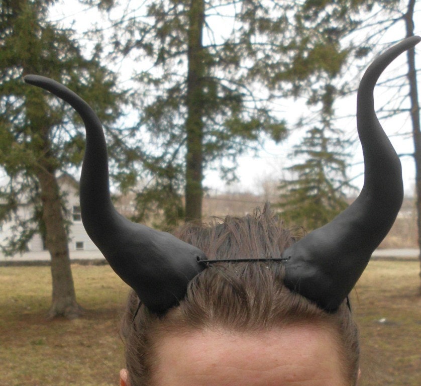 Handmodellierte Maleficent Hörner Haarband Leichtes Kostüm Cosplay von SuperAwwwsome