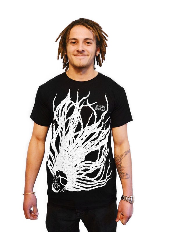 Super Dread Natty Dreadlocks T-Shirt - Schwarz von SuperDreadShop