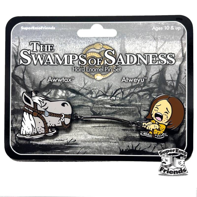 Superemo Swampsofsadness Emaille Pin Set von SuperEmoFriends