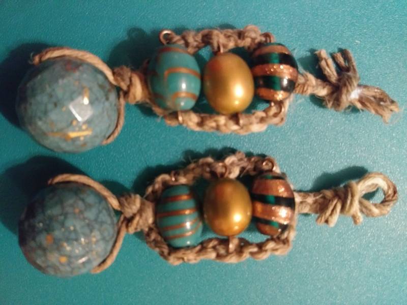 Boho Perlen Ohrringe Boho Perlen Ohrringe von SuperUniqueCreations