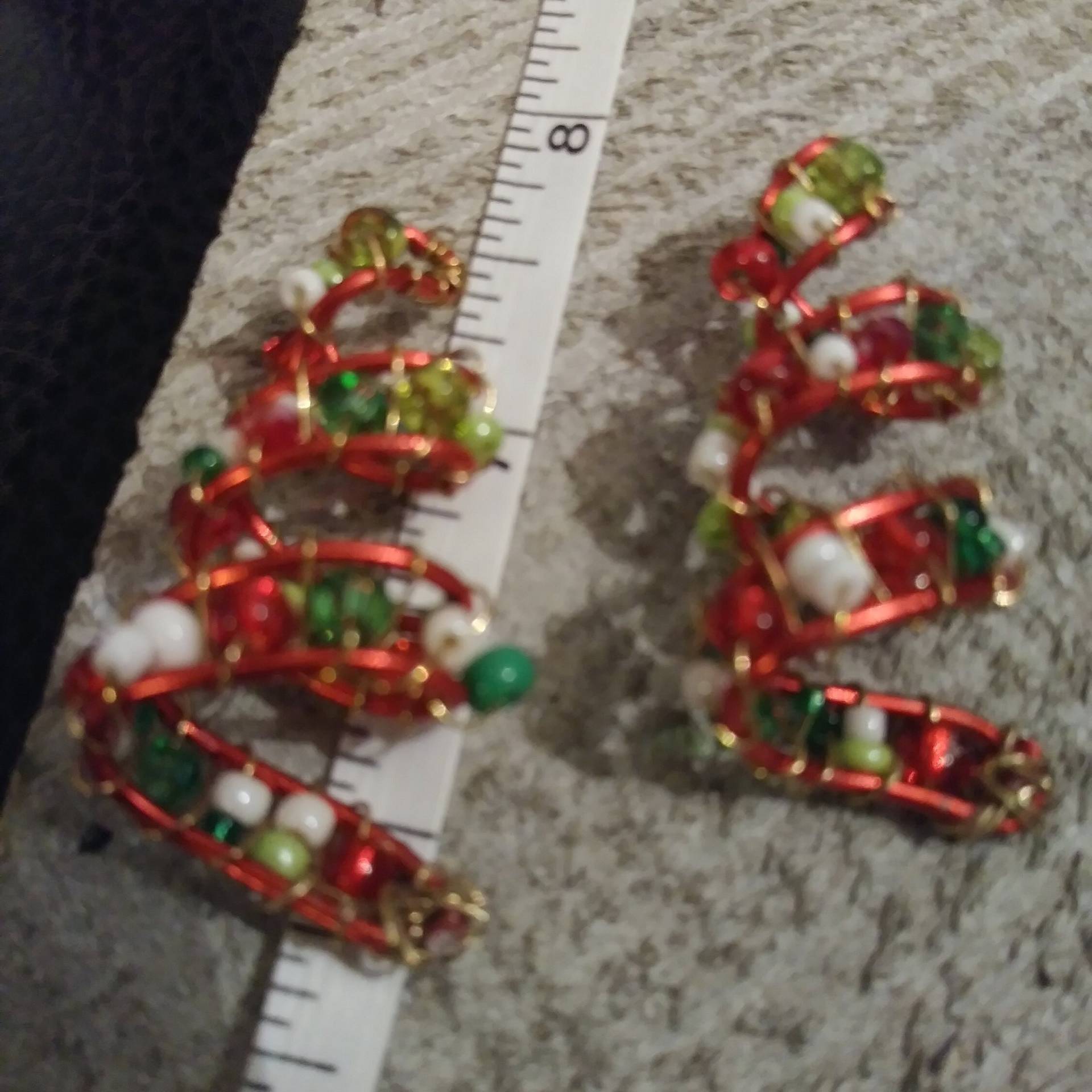 Rot Und Grün Weihnachtsschmuck Set Rot Und Grün Weihnachtsschmuck Set von SuperUniqueCreations