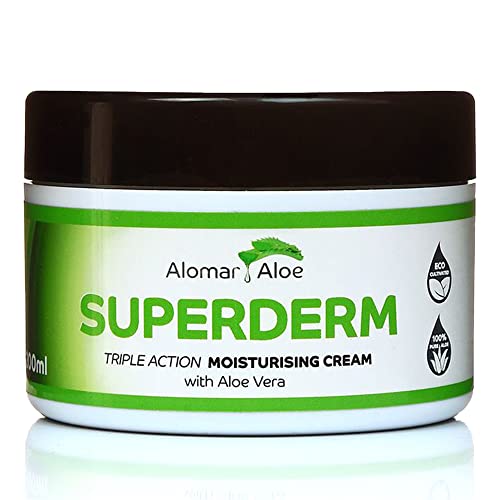 Ultimative Hautpflege: Superderm Bio-Aloe-Vera, feuchtigkeitsspendende Gesichts- und Körperlotion, Ekzem-Entlastungscreme für Männer und Frauen, feuchtigkeitsspendende Feuchtigkeitspflege für Männer Ultimative Hautpflege: Superderm Bio-Aloe-Vera, feuchtigkeitsspendende Gesichts- und Körperlotion, Ekzem-Entlastungscreme für Männer und Frauen, feuchtigkeitsspendende Feuchtigkeitspflege für Männer von Superderm