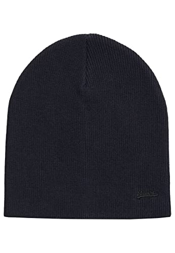 Knitted Logo Beanie HAT Baskenmütze, Knitted Logo Beanie HAT Baskenmütze, von Superdry