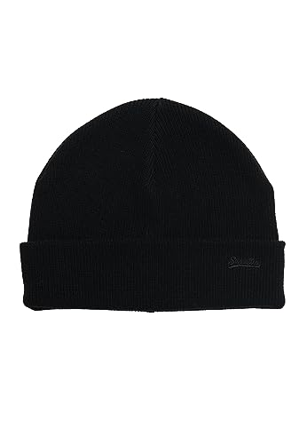 Knitted Logo Beanie HAT Baskenmütze, von Superdry