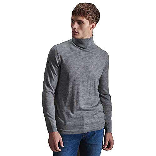 Merino Rollneck Polo-Pullover, von Superdry