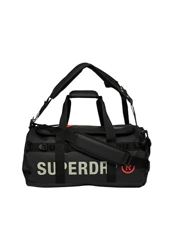 Superdry Damen Tarp Barrel Tasche Schwarz 1SIZE von Superdry