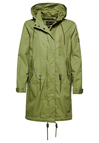 SUPERDRY Damen Vintage Field Parka Vintage Kaki 36 von Superdry