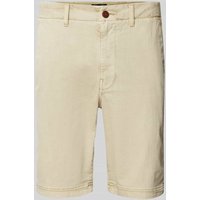 Superdry Regular Fit Chinoshorts mit seitlichen Eingrifftaschen in Hellgrau, Größe 30 von Superdry