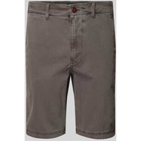 Superdry Regular Fit Chinoshorts mit seitlichen Eingrifftaschen in Mittelgrau, Größe 30 von Superdry