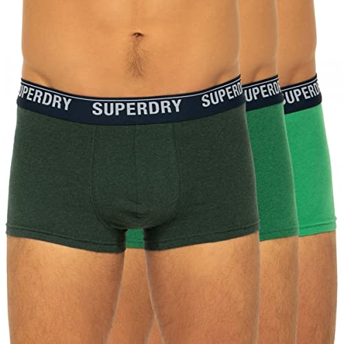 Superdry 3-er Set Trunks Grün Größe XXL von Superdry