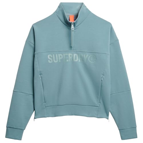 Superdry Active Tech Logo Relaxed Half Zip Sweatshirt XL von Superdry