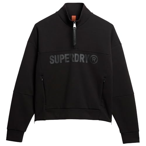 Superdry Active Tech Logo Relaxed Half Zip Sweatshirt XS Superdry Active Tech Logo Relaxed Half Zip Sweatshirt XS von Superdry