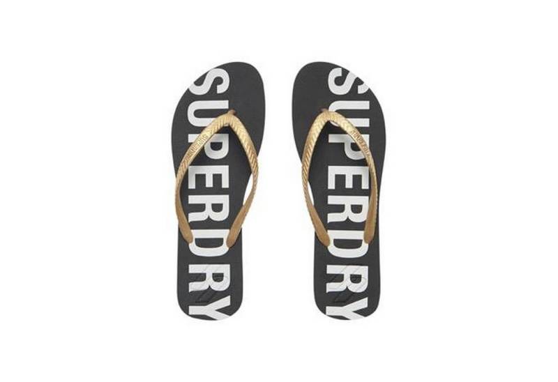 Superdry Damen Badesandale Synthetisch Pantolette von Superdry