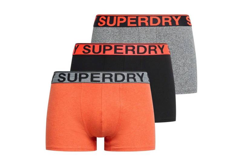 Superdry Boxer Herren Boxershort 3er Pack Baumwollmischung (Packung, 3er Pack) von Superdry