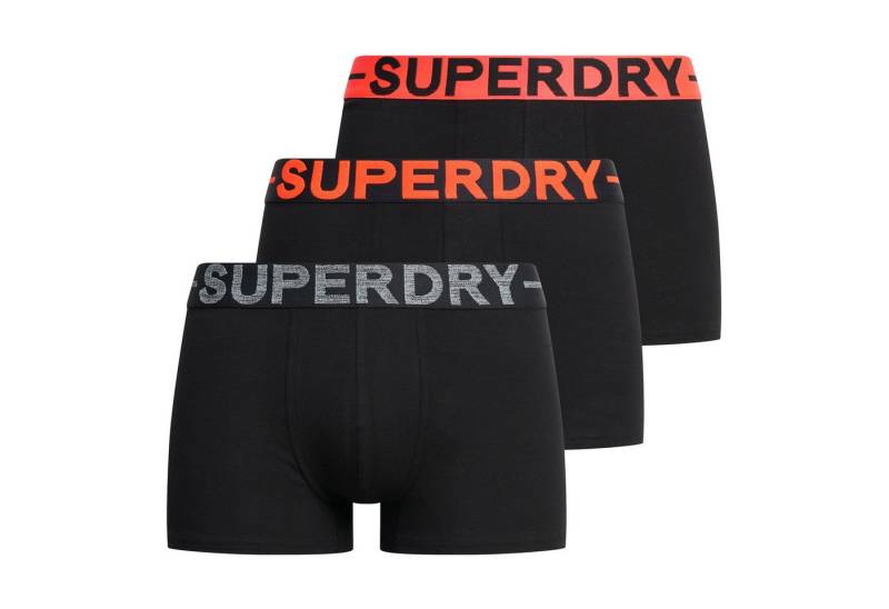 Superdry Boxer Herren Boxershort 3er Pack Baumwollmischung (Packung, 3er Pack) von Superdry