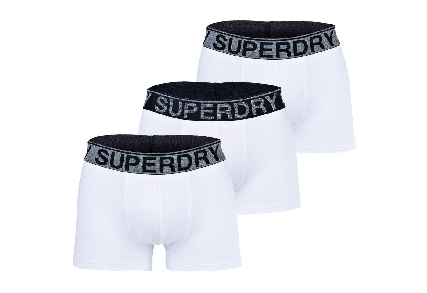 Superdry Boxer Herren Boxershorts, 3er Pack - TRUNK TRIPLE PACK von Superdry