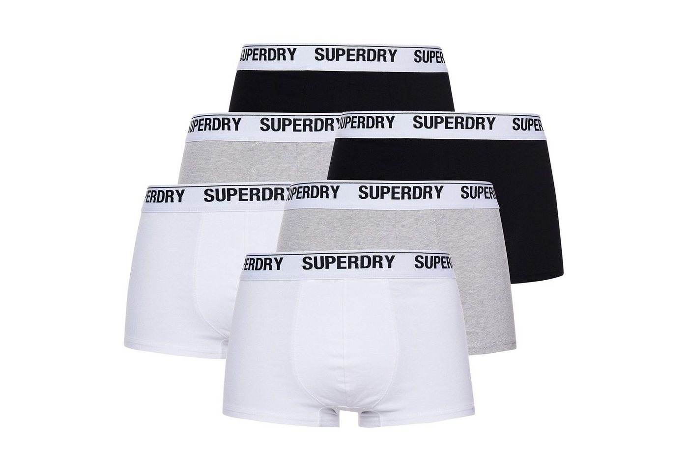 Superdry Boxer Herren Boxershorts - TRUNK MULTI TRIPLE PACK von Superdry