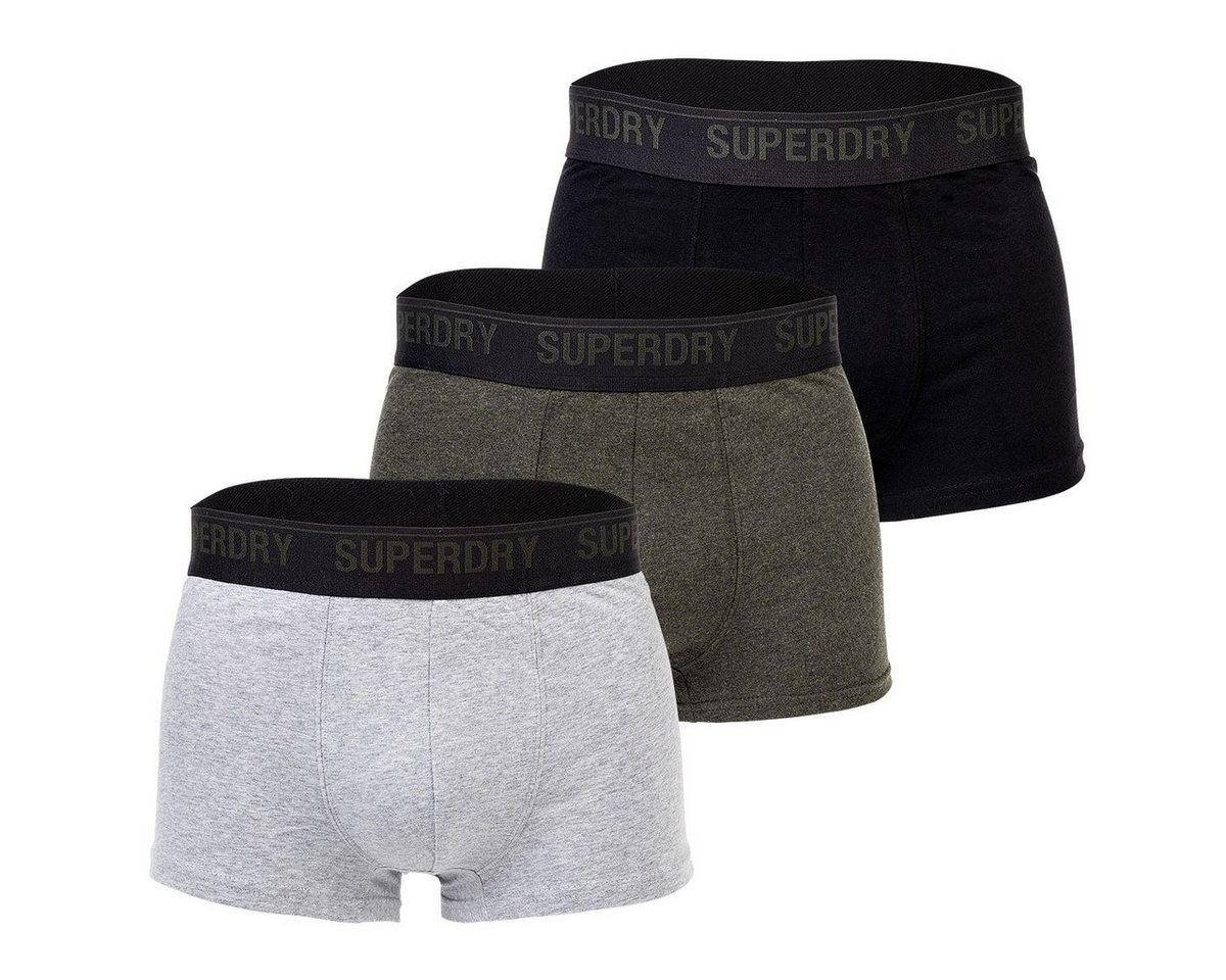 Superdry Boxer Herren Boxershorts - TRUNK MULTI TRIPLE PACK von Superdry