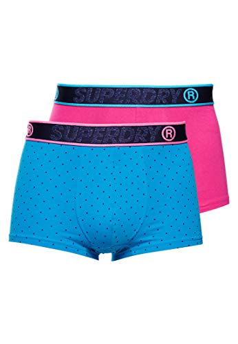 Superdry Boxershorts Trunk 2er Pack Gr. XS, Blau und Rosa. Superdry Boxershorts Trunk 2er Pack Gr. XS, Blau und Rosa. von Superdry