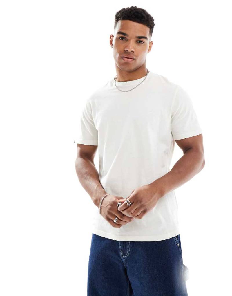 Superdry - Classic - Basic-T-Shirt in Lightest Sky Cream-Weiß von Superdry