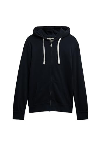 Superdry Herren Klassische Essential Kapuzenjacke Bradley Marineblau L von Superdry