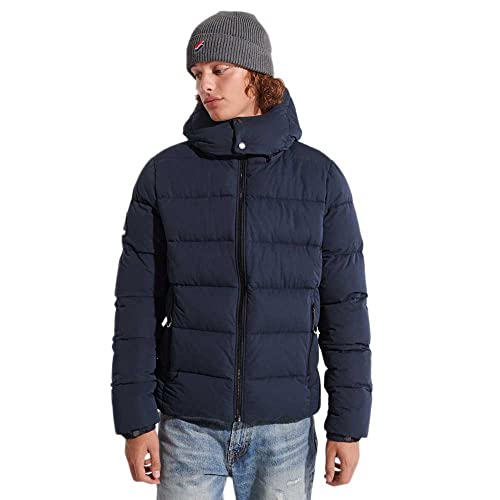 Superdry Code Microfibre Puffer Winterjacke Herren - XL von Superdry